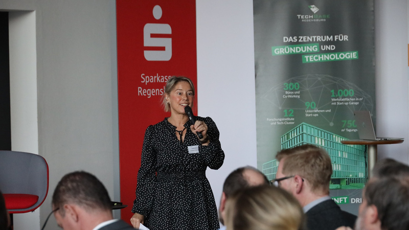 Moderation vom Koooperationsforum Mittelstand & Start-up durch Tanja Braun